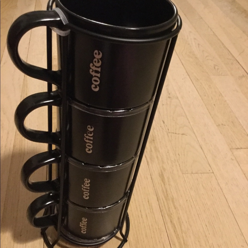 Black coffee cup